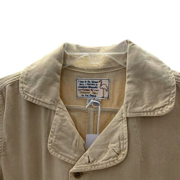 Sandrine Rose By Free People Women's Tan Jacket Sunflower Size Small and XS NWT - Picture 11 of 16